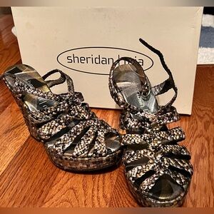 Brand New Designer Sandals by Sheridan Mia Woven Strappy Leather Size 36 or 5.5